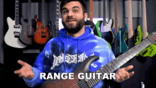range guitar andrew baena excited to play type of guitar playing instrument