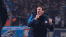Rudi Garcia GIF - Rudi Garcia Célébrer Olympique De Marseille GIFs