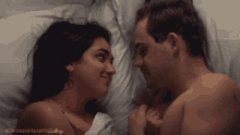 Kissing In Bed Lucy Gulliver GIF
