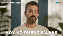 Hoy No Puedo Fallar Agustín Samprieto GIF - Hoy No Puedo Fallar Agustín Samprieto Masterchef Argentina GIFs