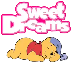 Disney Pooh Sticker - Disney Pooh Sweet Dreams Stickers