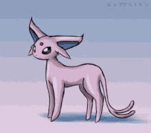 Espeon Licking GIF - Espeon Licking Cleaning GIFs