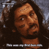 This Was My First Bus Ride..Gif GIF - This Was My First Bus Ride. Head Face GIFs