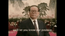 Jiang Zemin Understand What I Say GIF - Jiang Zemin Understand What I Say Freak Out GIFs