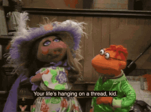 muppet show muppets miss piggy scooter threat