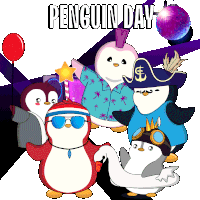 Penguin Day National Penguin Day Sticker - Penguin Day National Penguin Day Happy Penguin Day Stickers