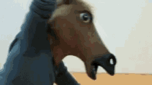 horse head weird
