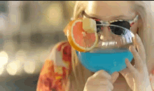 Cocktail Drinking GIF