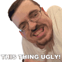 This Thing Ugly Ricky Berwick Sticker - This Thing Ugly Ricky Berwick Its Ugly Stickers