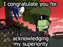 Invader Zim Acknowledge Me GIF - Invader Zim Acknowledge Me Superiority GIFs