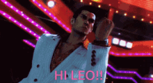 Hi Leo Leonardo Dicaprio GIF - Hi Leo Leonardo Dicaprio Hi GIFs