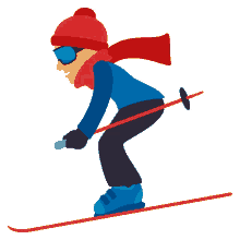 skiing activity joypixels skier ski