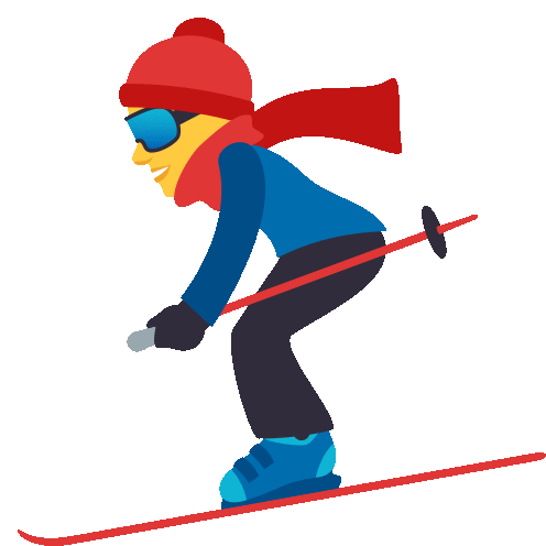 Skiing Activity Sticker