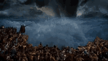 Moses Bible GIF - Moses Bible Cutting The Sea GIFs