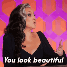 you look beautiful michelle visage rupauls drag race all stars you look pretty youre gorgeous