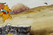 Pooh Chasing GIF - Pooh Chasing Jumping GIFs