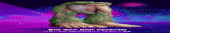 a pixelated image of a man with a beard and a green hat .