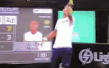Matias Franco Descotte Racquet Throw GIF - Matias Franco Descotte Racquet Throw Tennis Racket GIFs