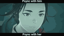 shizue kuranushi aitsf boss psync with him psync with her psyncin