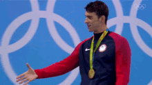 Hand Shake Michael Phelps GIF - Hand Shake Michael Phelps Kosuke Hagino GIFs