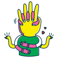 hands hug