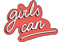 Girls Can Girl Power Sticker - Girls Can Girl Power We Can Do It Stickers