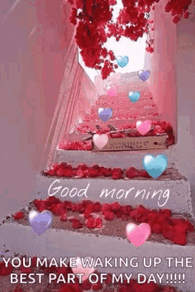 Good Morning Hearts GIF - Good Morning Hearts In Love GIFs