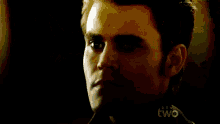a close up of a man 's face with the words ctv two on the bottom right