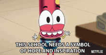 This School Needs A Symbol Of Hope And Inspiration Lucas Grabeel GIF - This School Needs A Symbol Of Hope And Inspiration Lucas Grabeel Pinky Malinky GIFs