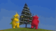 Teletubbies Christmas Tree GIF - Teletubbies Christmas Tree GIFs