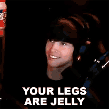 Your Legs Are Jelly Casey Kirwan GIF - Your Legs Are Jelly Casey Kirwan Weak Legs GIFs