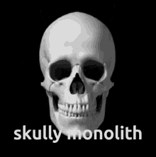 skull skully monolith