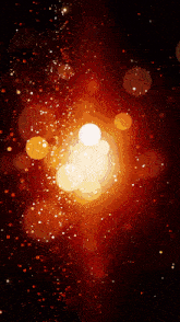 a red background with a lot of circles and dots