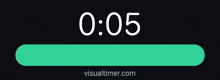 a black background with the words visualtimer.com on the bottom