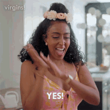 Yes Aby GIF - Yes Aby Virgins GIFs