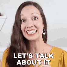 Lets Talk About It Vanessa GIF - Lets Talk About It Vanessa Speak English With Vanessa GIFs