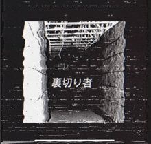 a black and white image with chinese writing on the bottom right