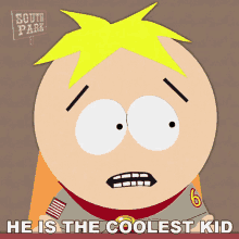 He Is The Coolest Kid Butters Stotch GIF - He Is The Coolest Kid Butters Stotch South Park GIFs