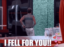 Bb Valentines I Fell For You GIF - Bb Valentines I Fell For You Corny Valentines GIFs