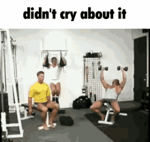 Didnt Cry About It Gachimuchi GIF - Didnt Cry About It Gachimuchi Billy Herrington GIFs