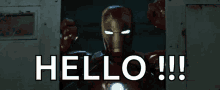 Iron Man Door GIF - Iron Man Door Hello GIFs