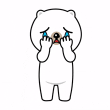 bear crying