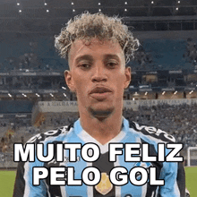 Muito Feliz Pelo Gol Jogador Do Grêmio GIF - Muito Feliz Pelo Gol Jogador Do Grêmio Feliz Pelo Resultado GIFs