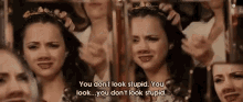 At Least You Don'T Look Stupid GIF - Penelope Pigface Curse GIFs