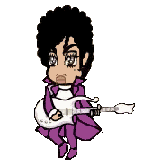Prince Purple One Sticker - Prince Purple One Dance Stickers