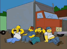 lazy teamsters simpsons2 i always wanted to be a teamster2 surly teamsters simpsons2
