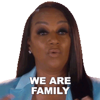 We Are Family Jackie Christie Sticker - We Are Family Jackie Christie Basketball Wives Stickers