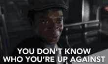 The Commuter The Commuter Gifs GIF - The Commuter The Commuter Gifs Dont Know Who Youre Up Against GIFs