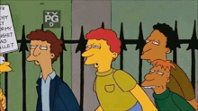 Simpsons Protest GIF - Simpsons Protest Signs GIFs