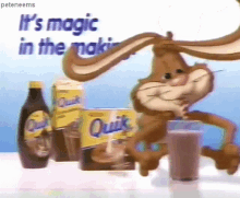 Milkshake Bunny GIF - Milkshake Bunny Nesquik GIFs